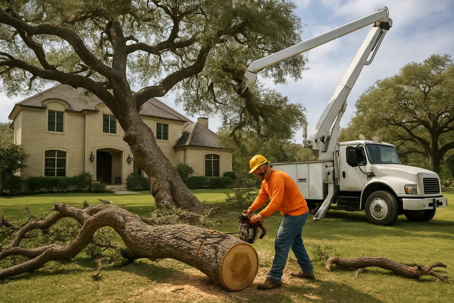 Oak Tree Removal in Hunt Texas