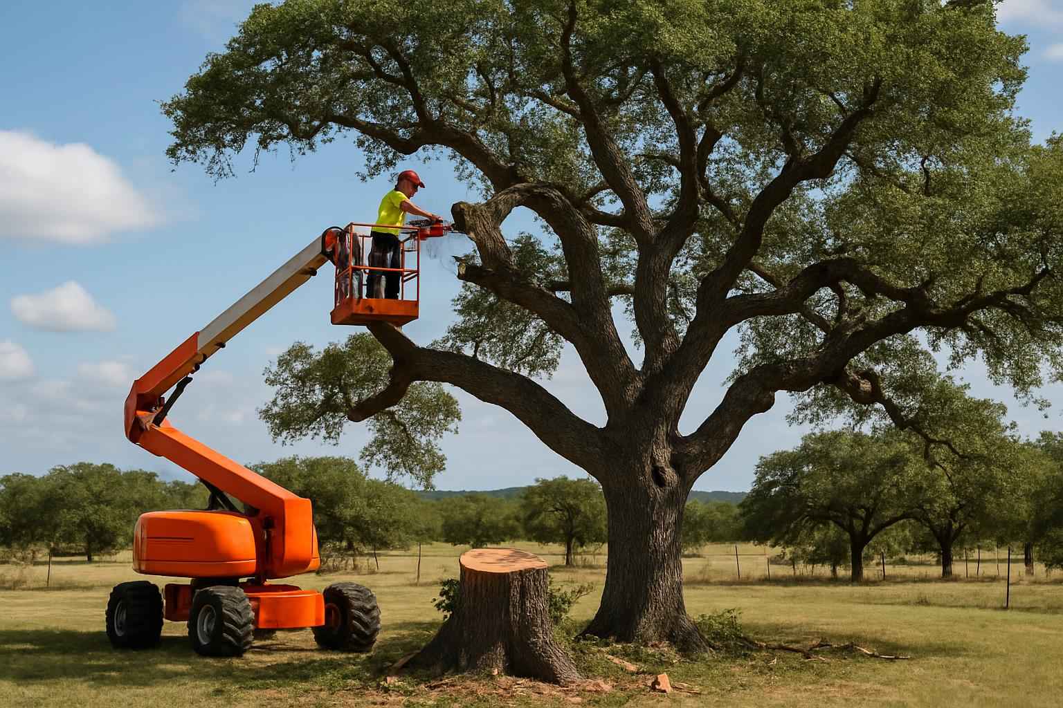 Oak Tree Removal in Johnson City Texas