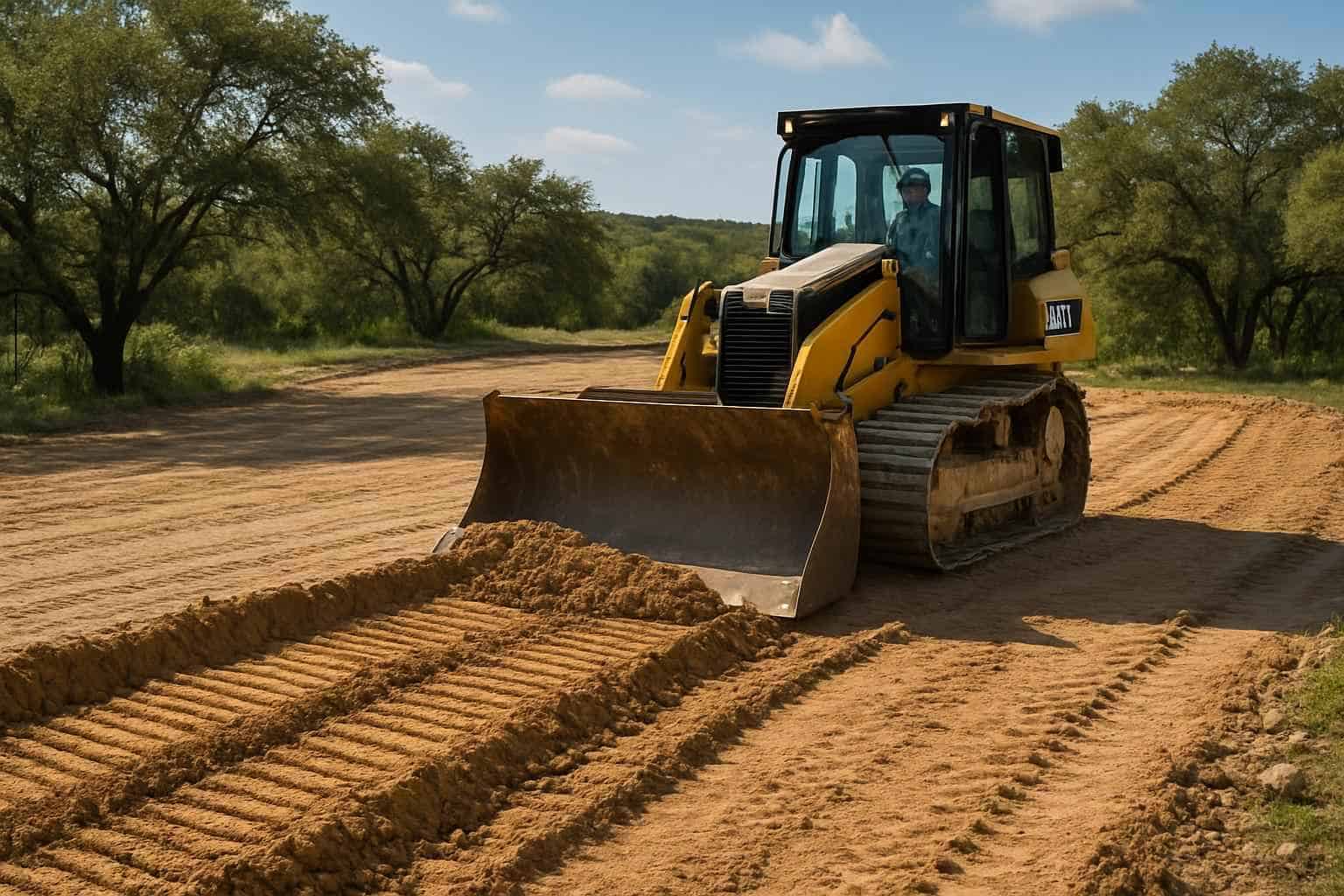 Pad Site Clearing in Blanco Texas