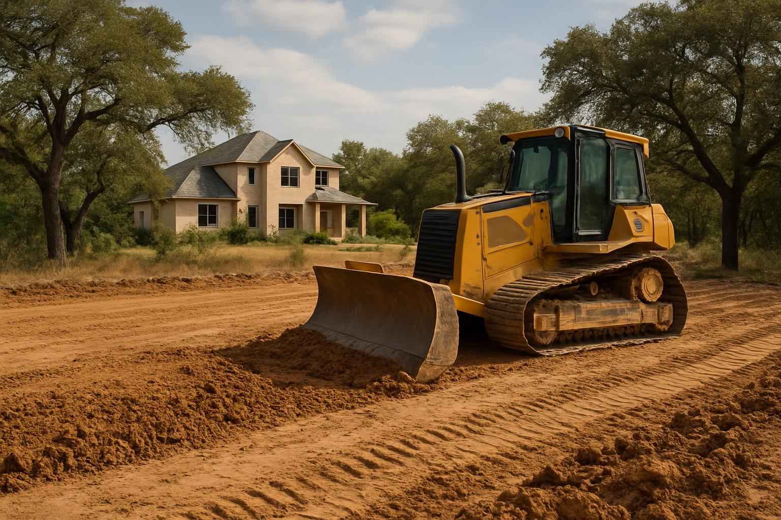 Pad Site Clearing in Johnson City Texas