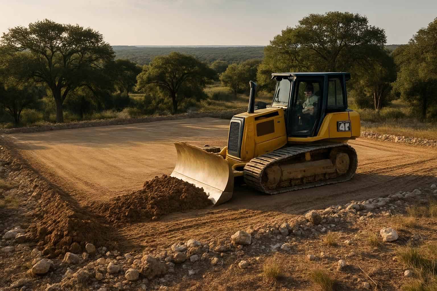 Pad Site Clearing in Mountain Home Texas