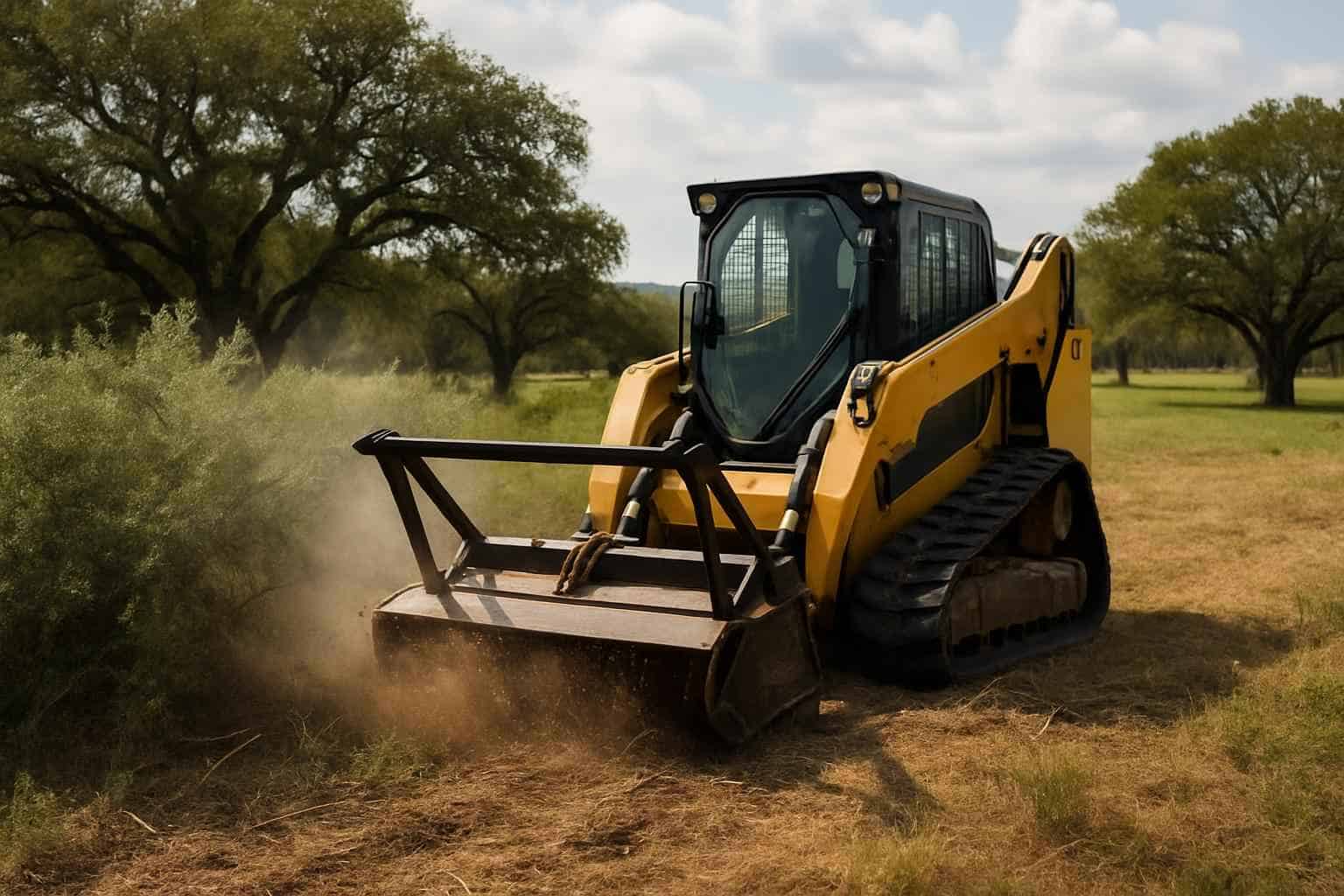 Pasture Brush Clearing in Camp Verde Texas