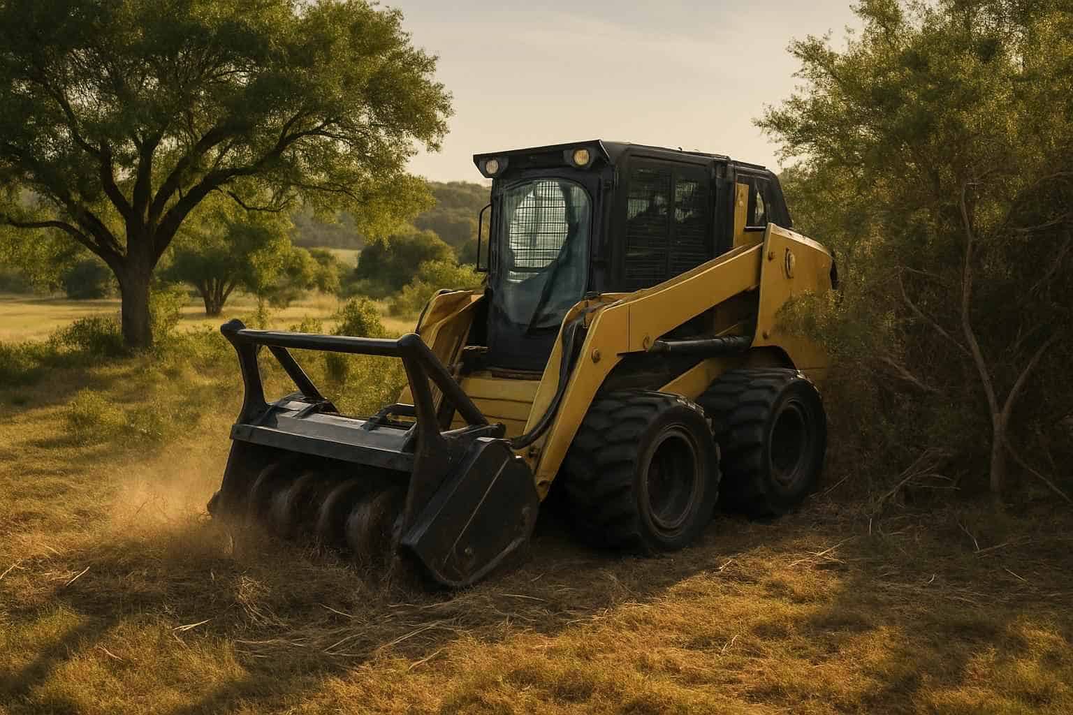 Pasture Brush Clearing in Ingram Texas