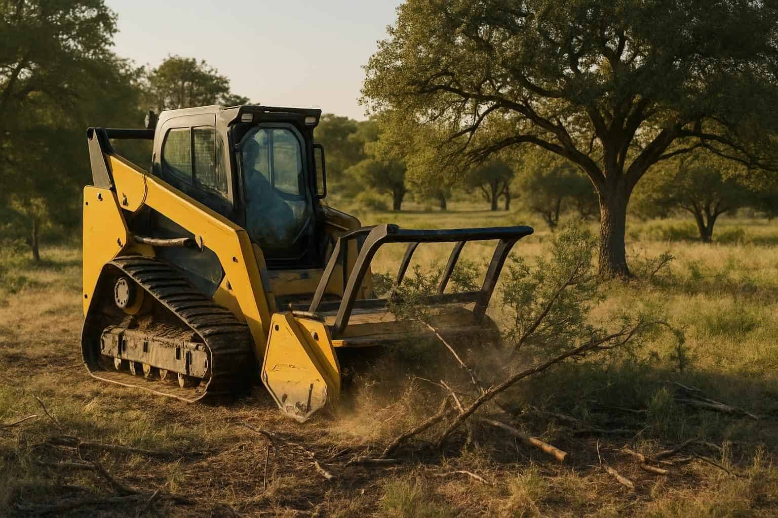 Pasture Brush Clearing in Johnson City Texas