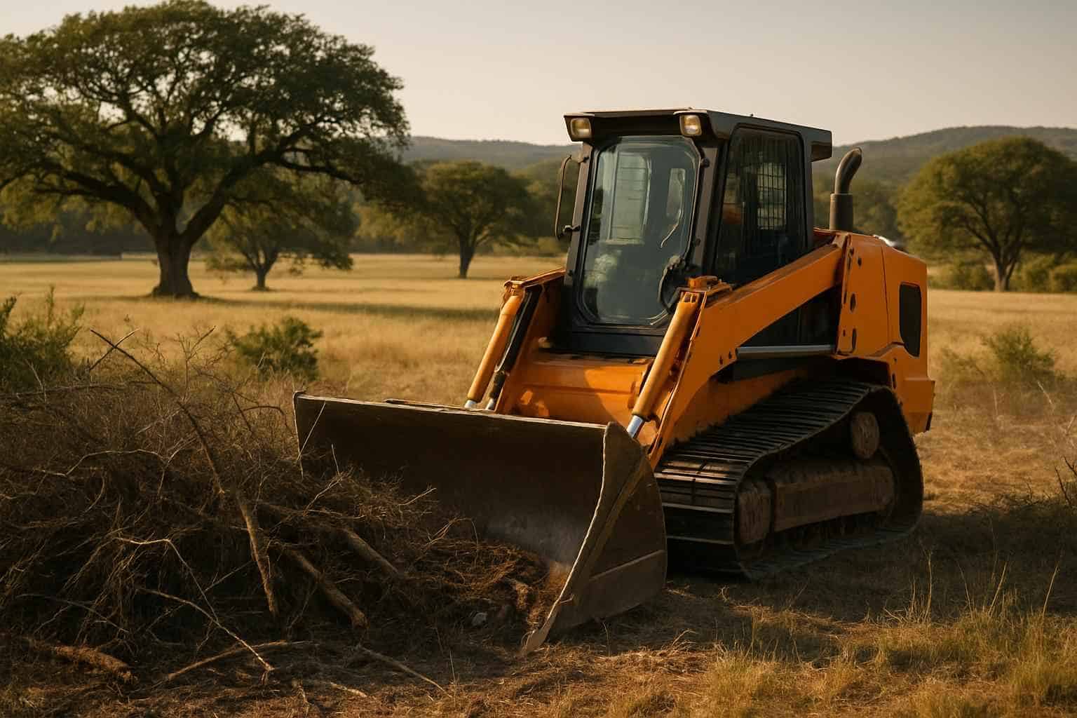 Pasture Brush Clearing in Sisterdale Texas