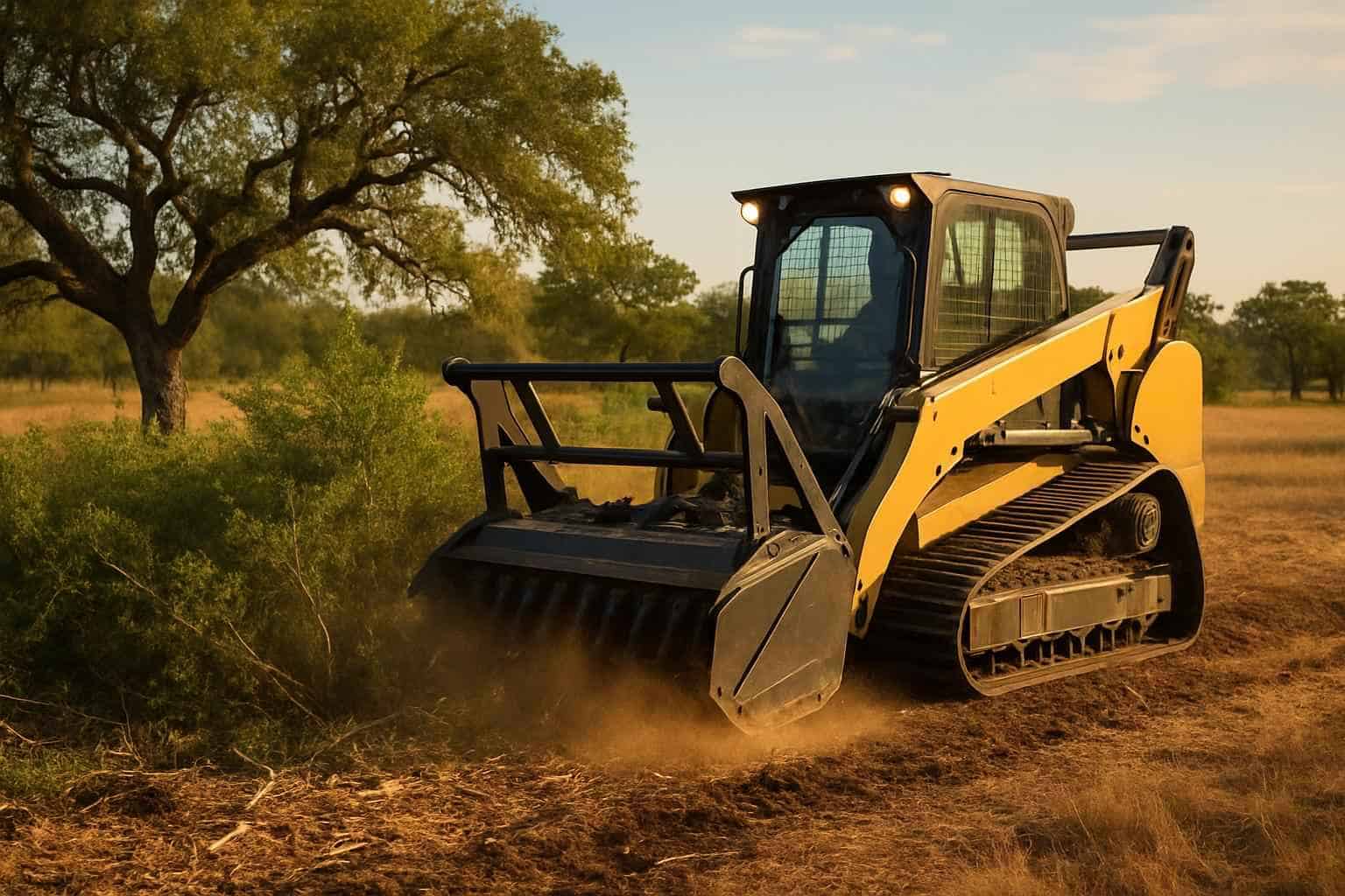 Pasture Underbrush Clearing in Blanco Texas
