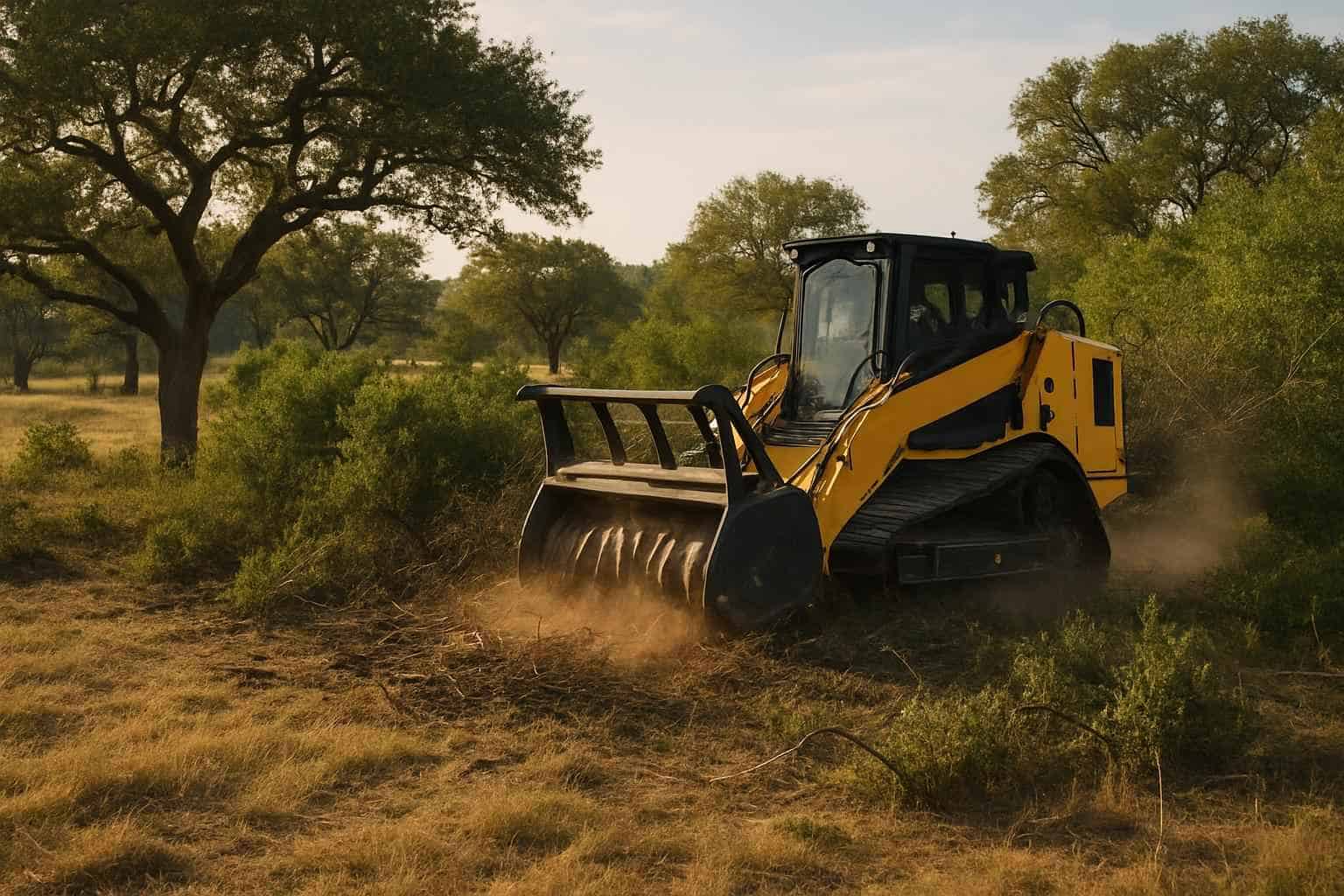 Pasture Underbrush Clearing in Mountain Home Texas