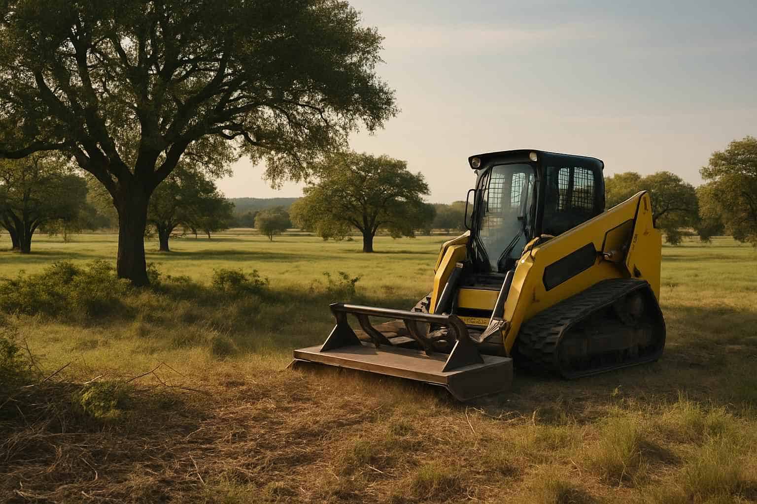 Pasture Underbrush Clearing in Sisterdale Texas