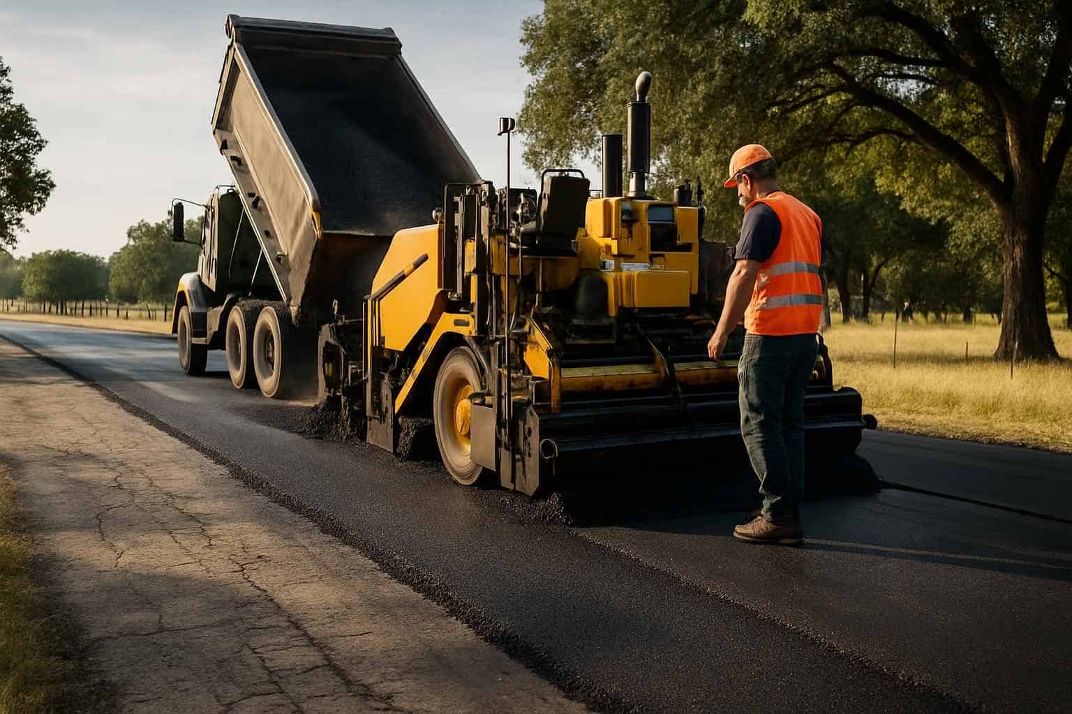 Paving Repairs and Overlays in Center Point Texas