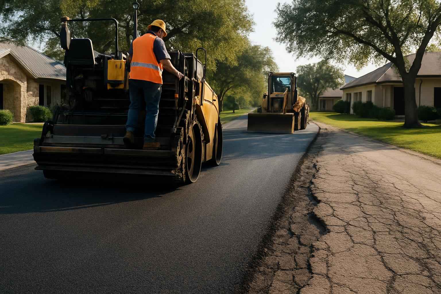 Paving Repairs and Overlays in Johnson City Texas