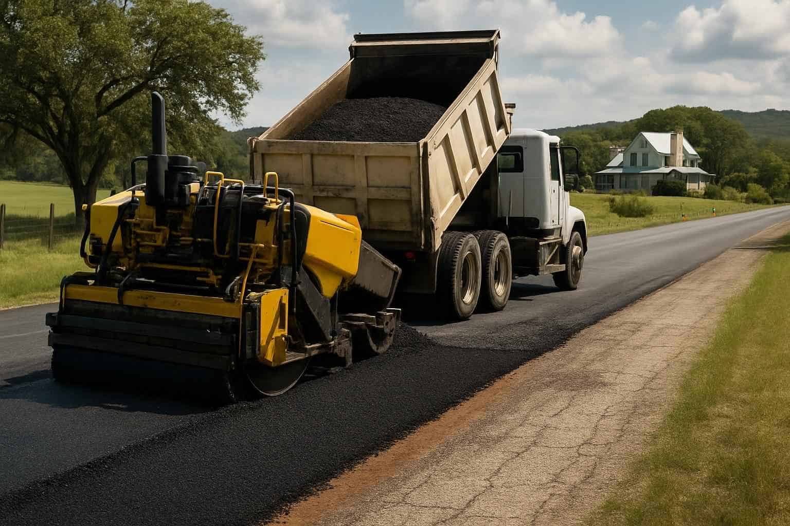 Paving Repairs and Overlays in Sisterdale Texas