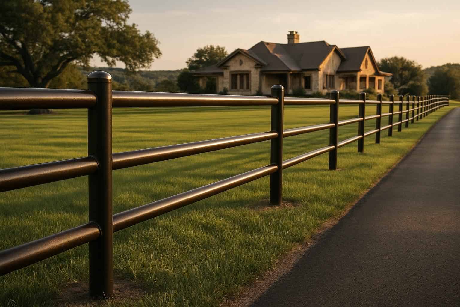 Pipe And Rail Fencing in Ingram Texas