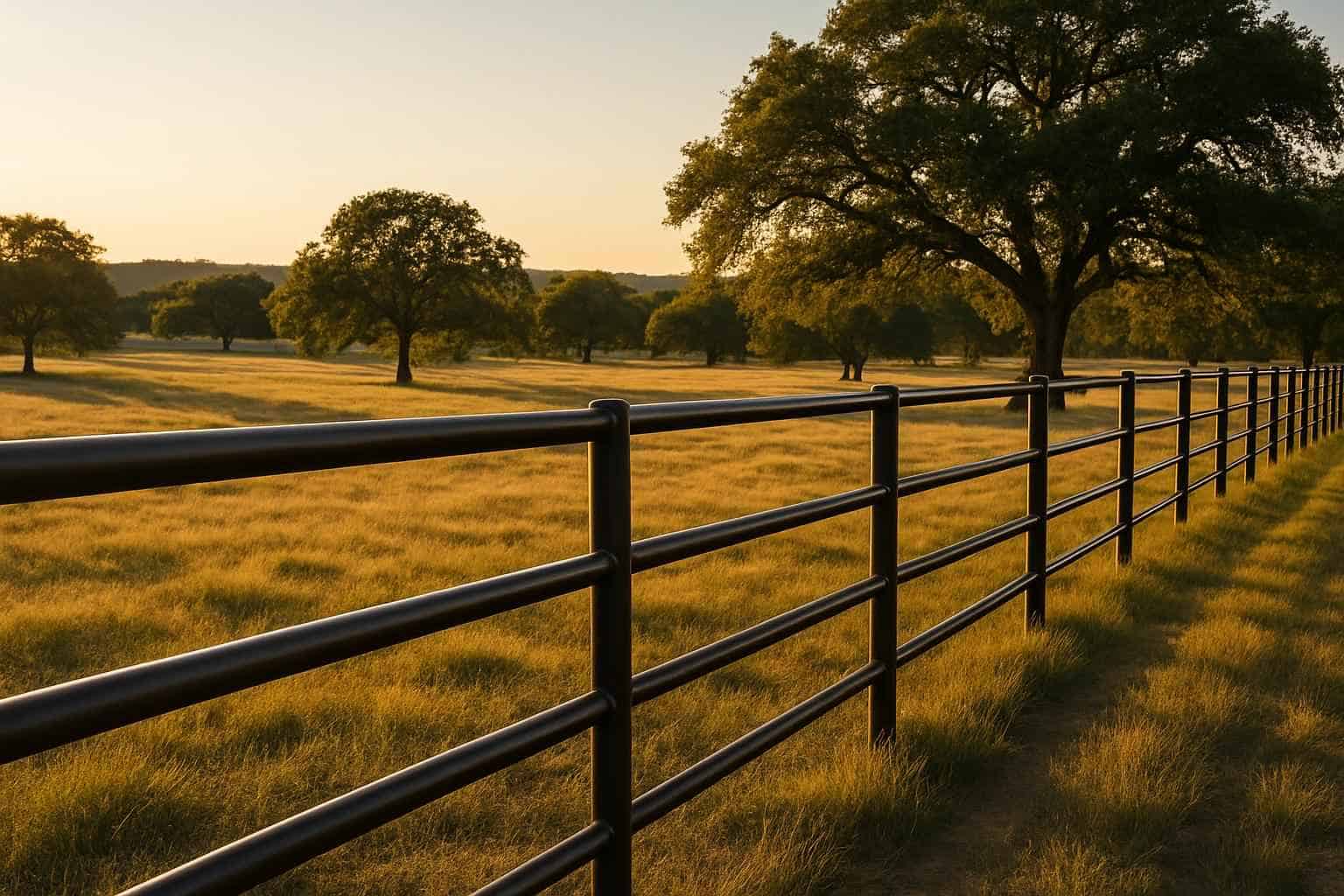 Pipe and Rail Fencing in Johnson City Texas