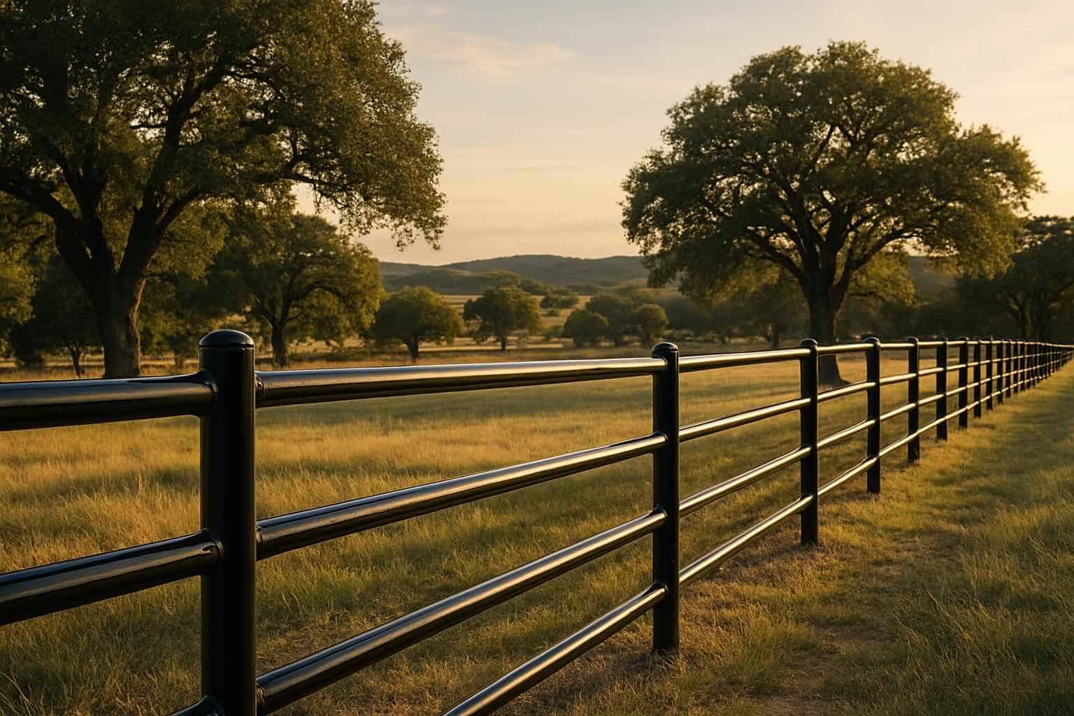 Pipe and Rail Fencing in Mountain Home Texas