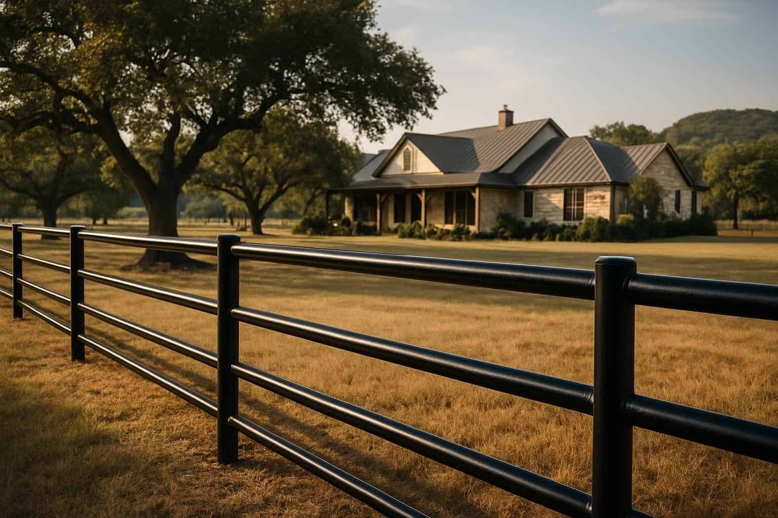 Pipe and Rail Fencing in Sisterdale Texas