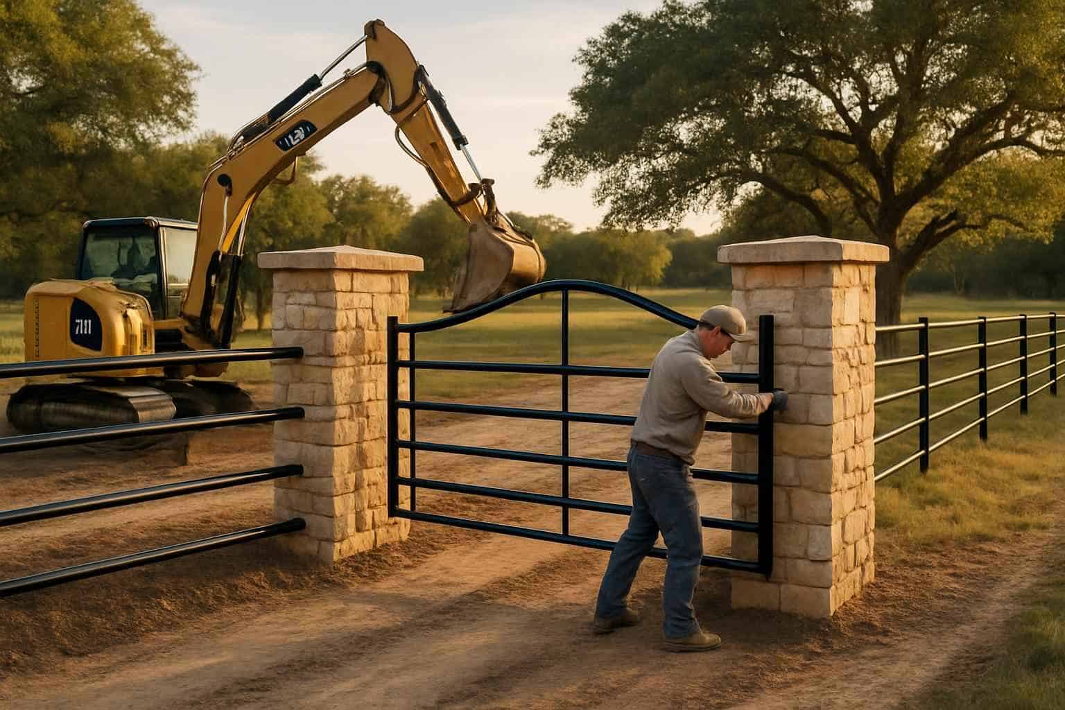 Pipe Entrance Construction in Camp Verde Texas