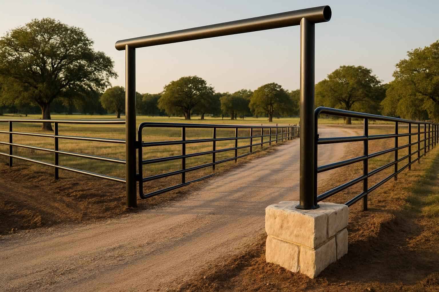 Pipe Entrance Construction in Center Point Texas