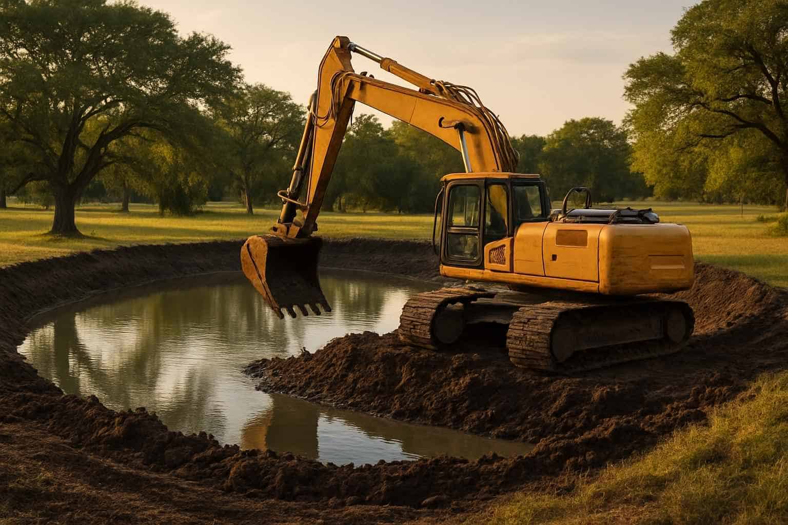 Pond Excavation in Camp Verde Texas