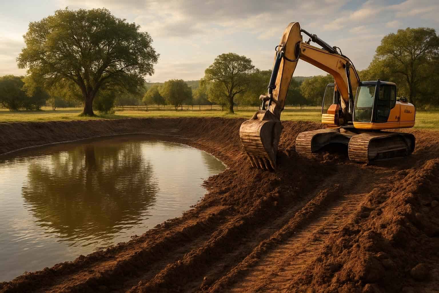 Pond Expansion in Camp Verde Texas