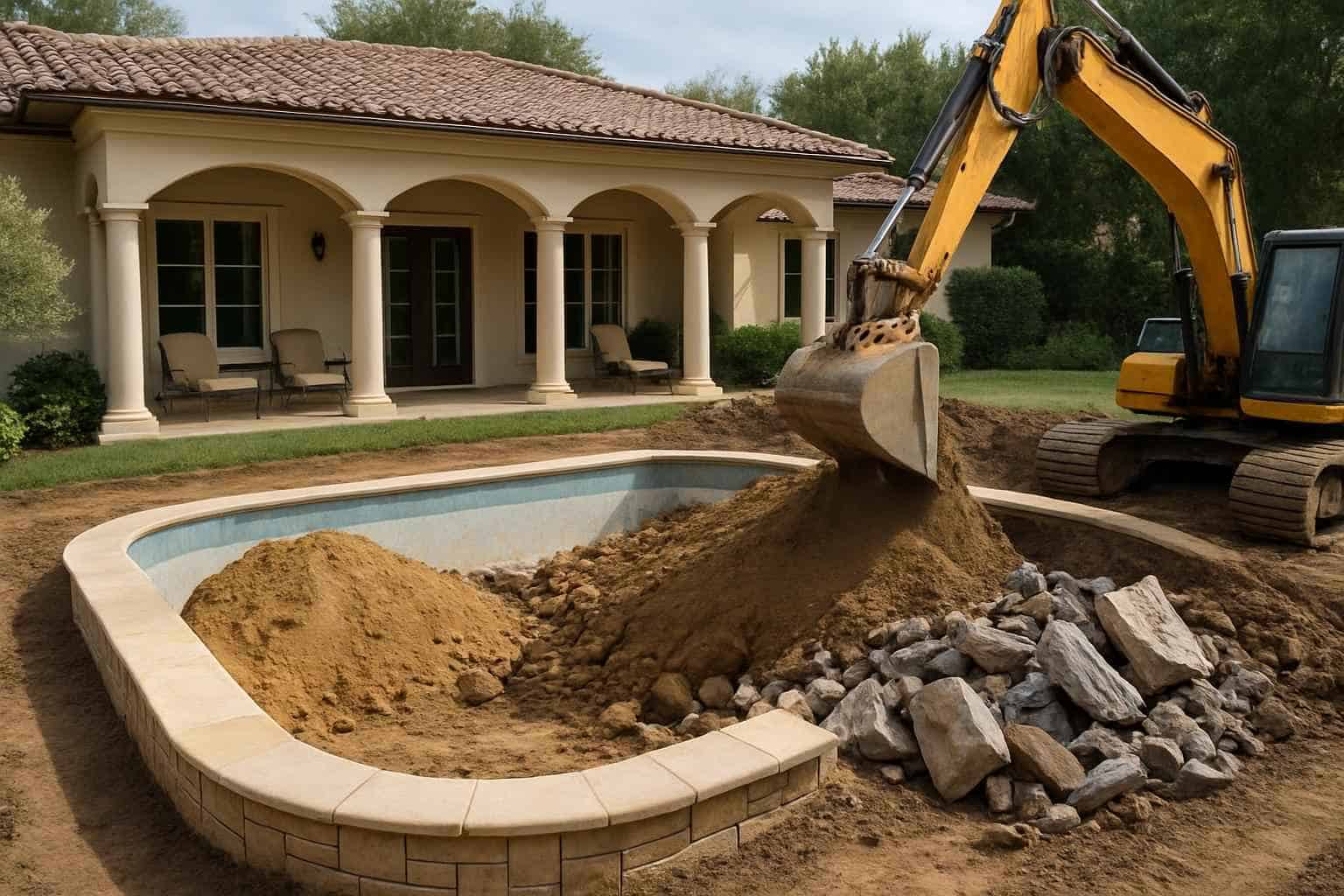 Pool Demolition and Fill in Camp Verde Texas