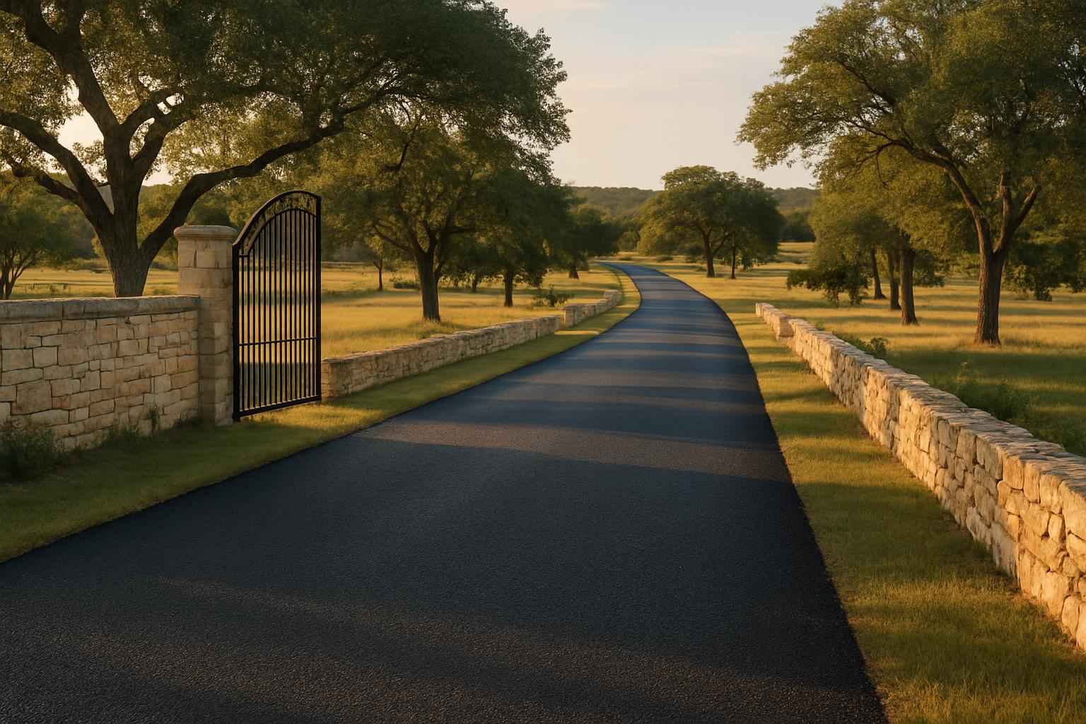 Chip And Seal In Blanco Texas 2 Ranch Road Chip Seal in Blanco Texas