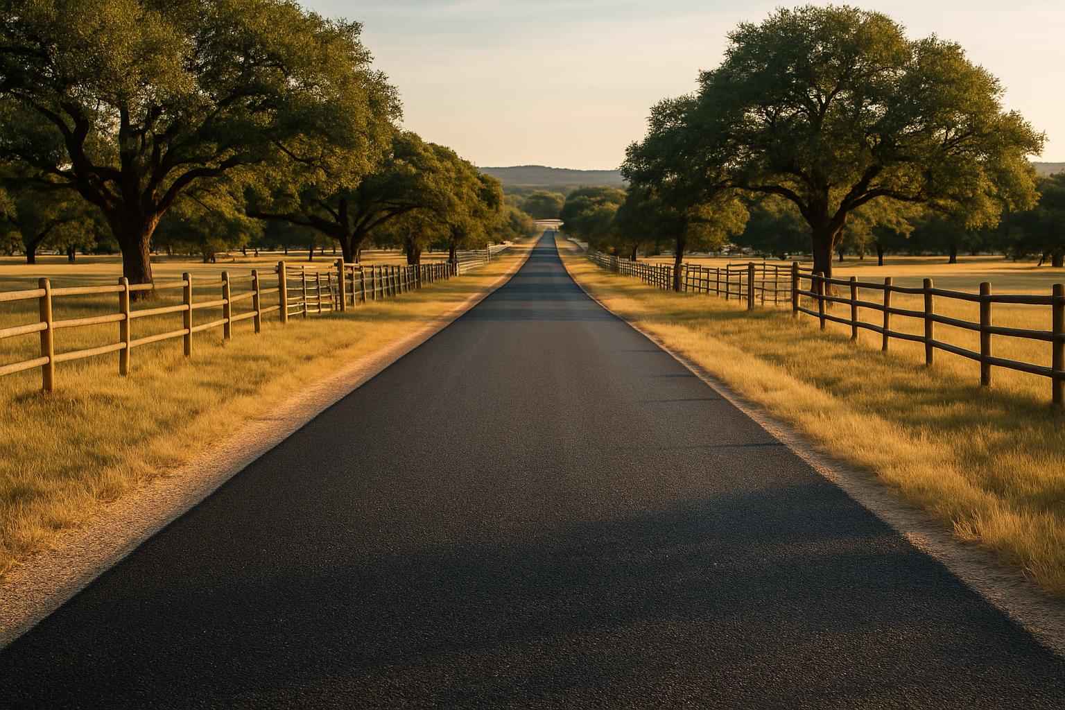 Ranch Road Chip Seal in Camp Verde Texas