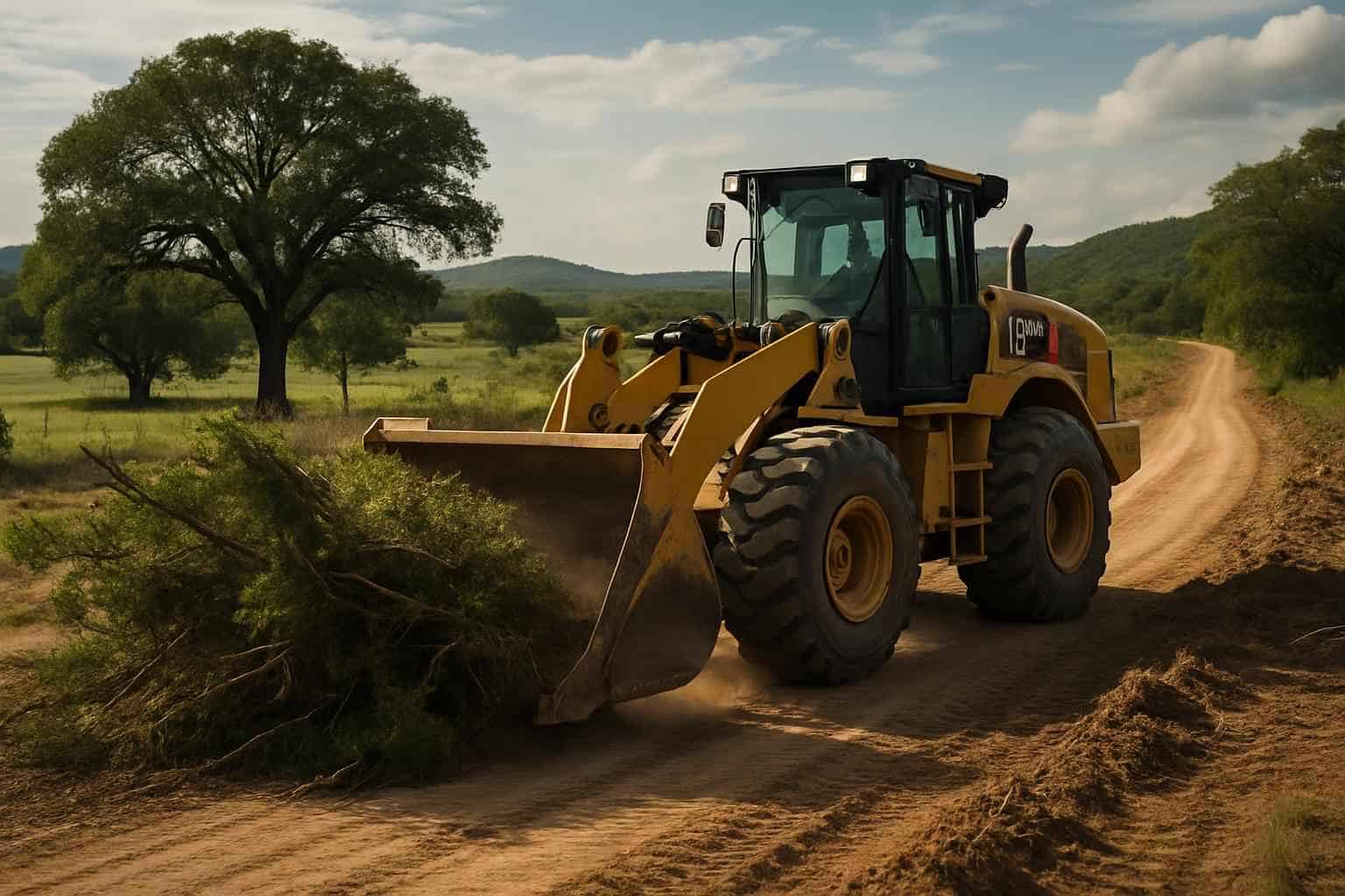 Ranch Road Clearing in Camp Verde Texas