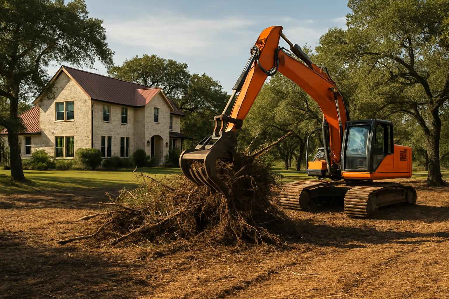 Residential Land Clearing in Kendalia Texas