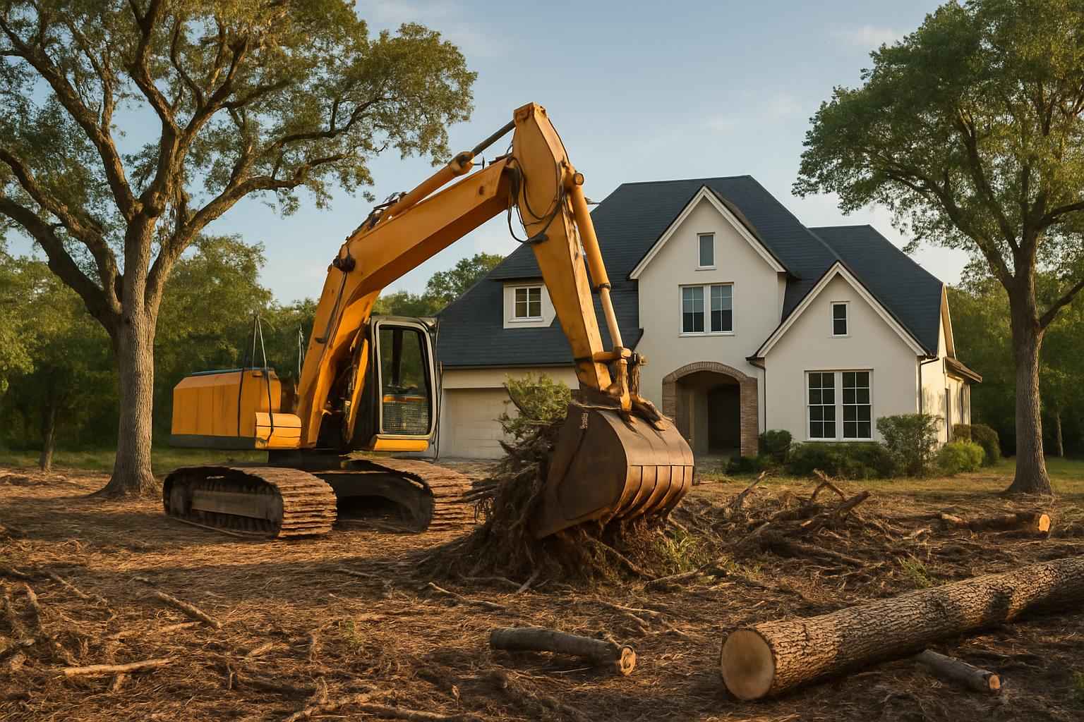 Residential Lot Clearing in Center Point Texas