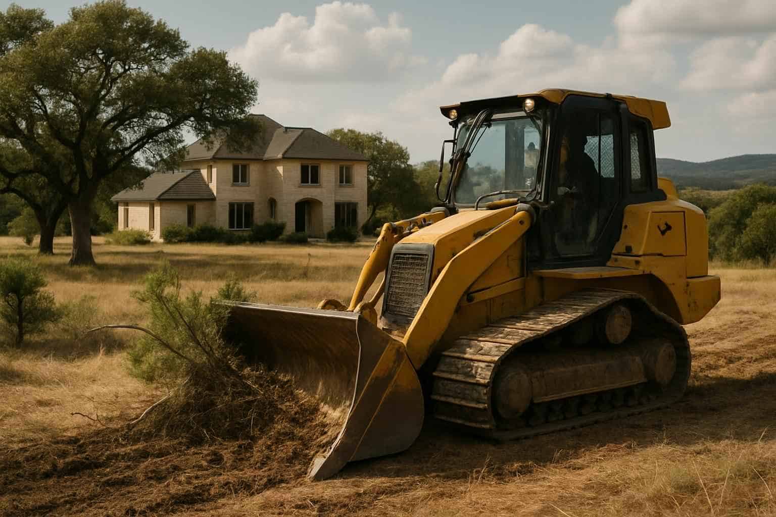 Residential Lot Clearing in Kendalia Texas