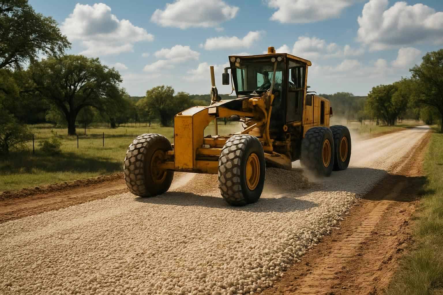 Road Base Build in Johnson City Texas