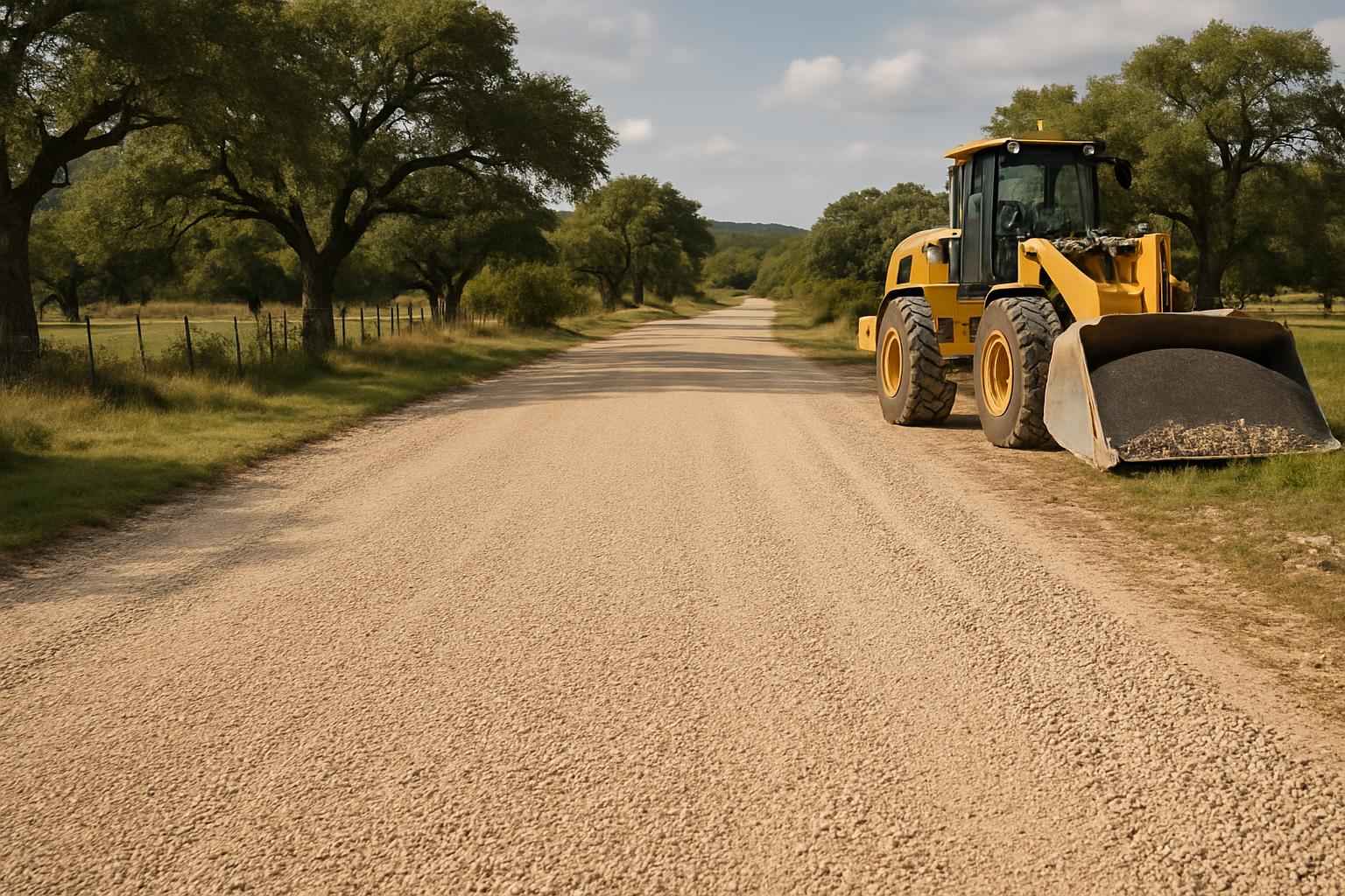 Road Base Build in Sisterdale Texas