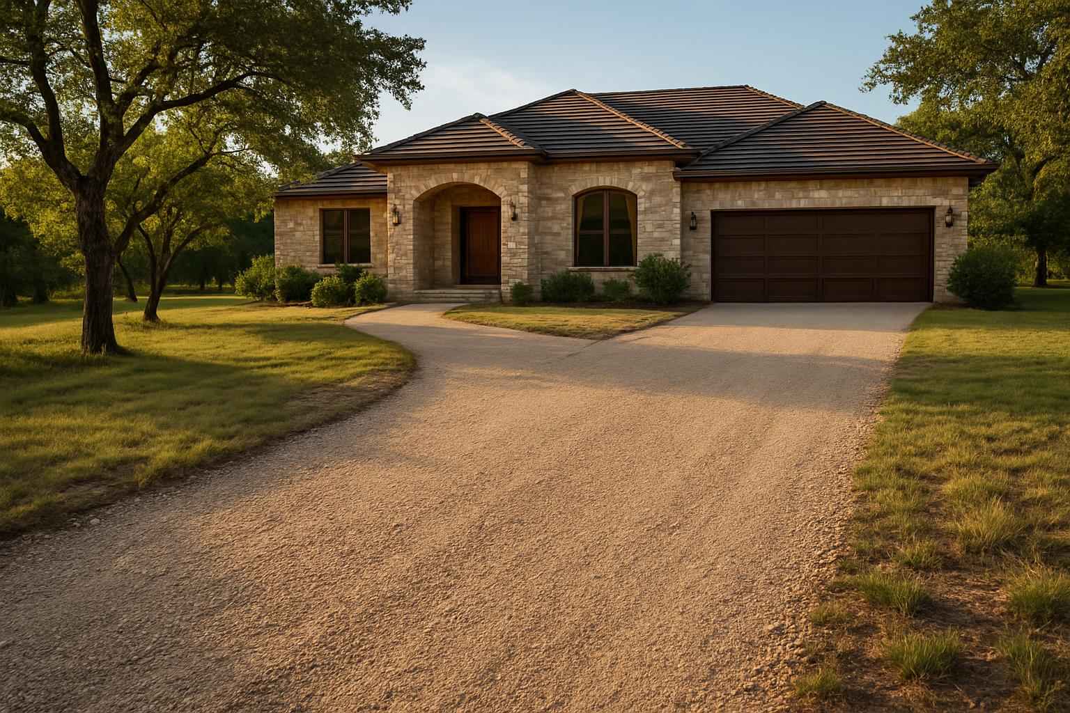 Road Base Driveway in Center Point Texas