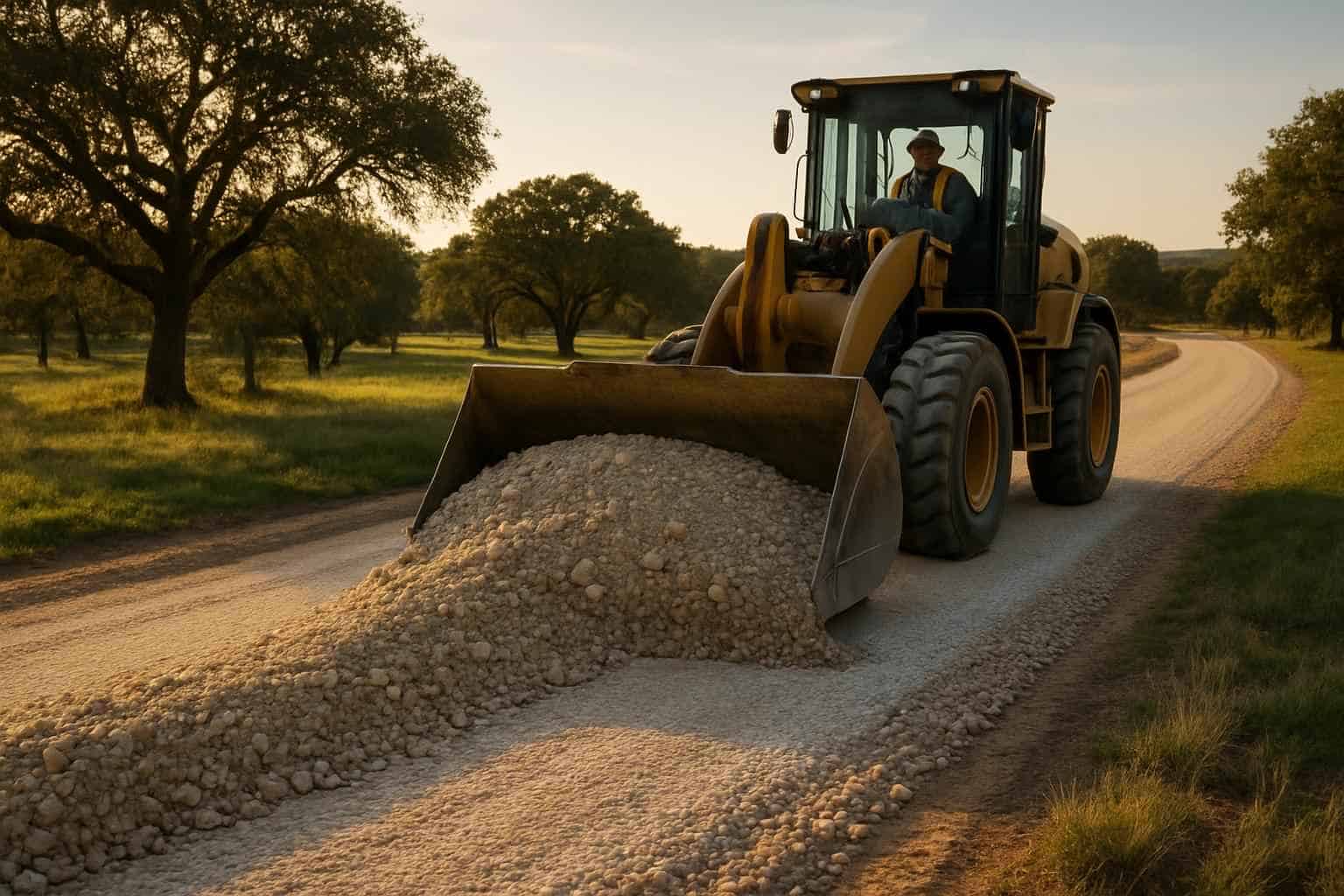 Road Base Installation in Blanco Texas