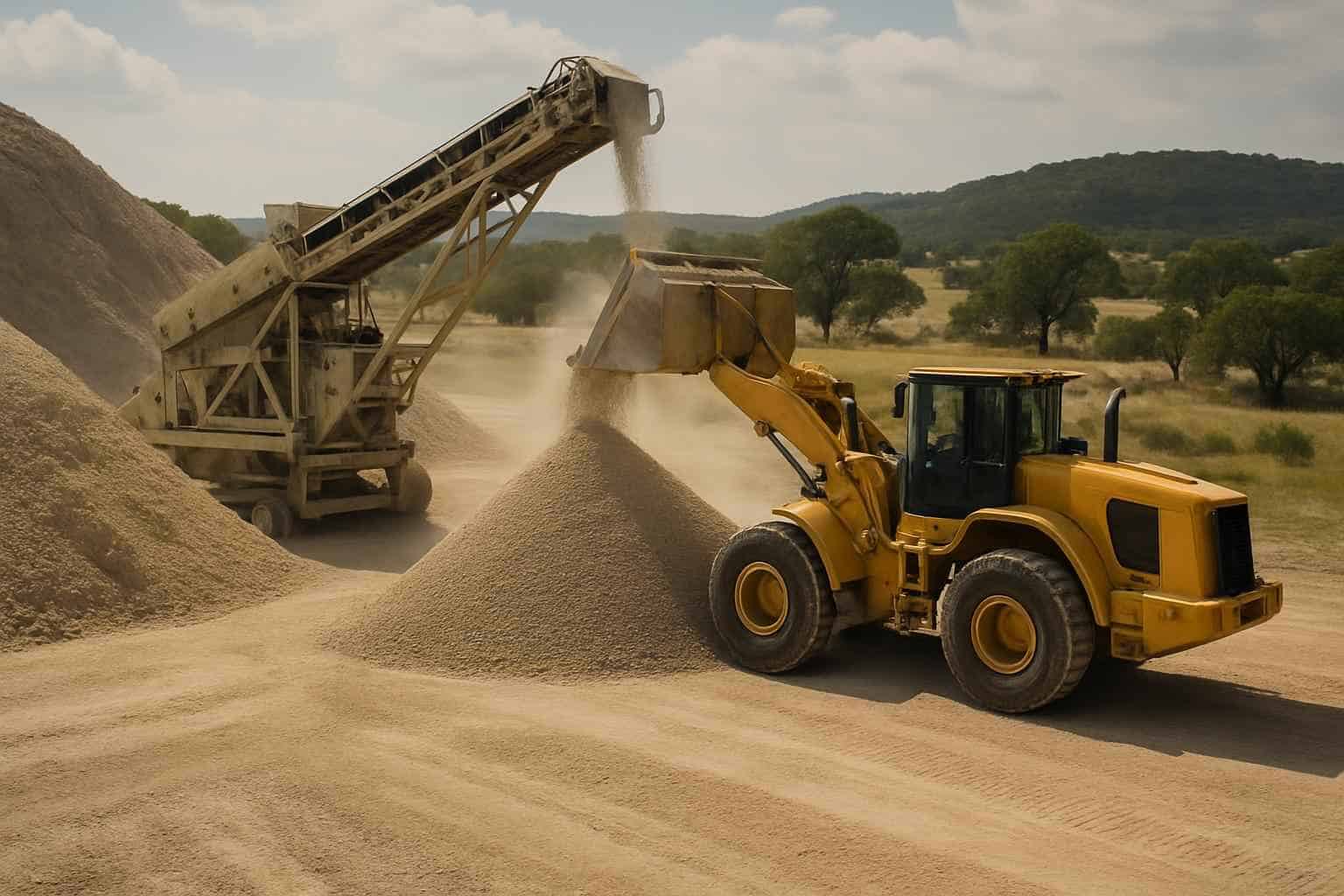 Road Base Production in Mountain Home Texas