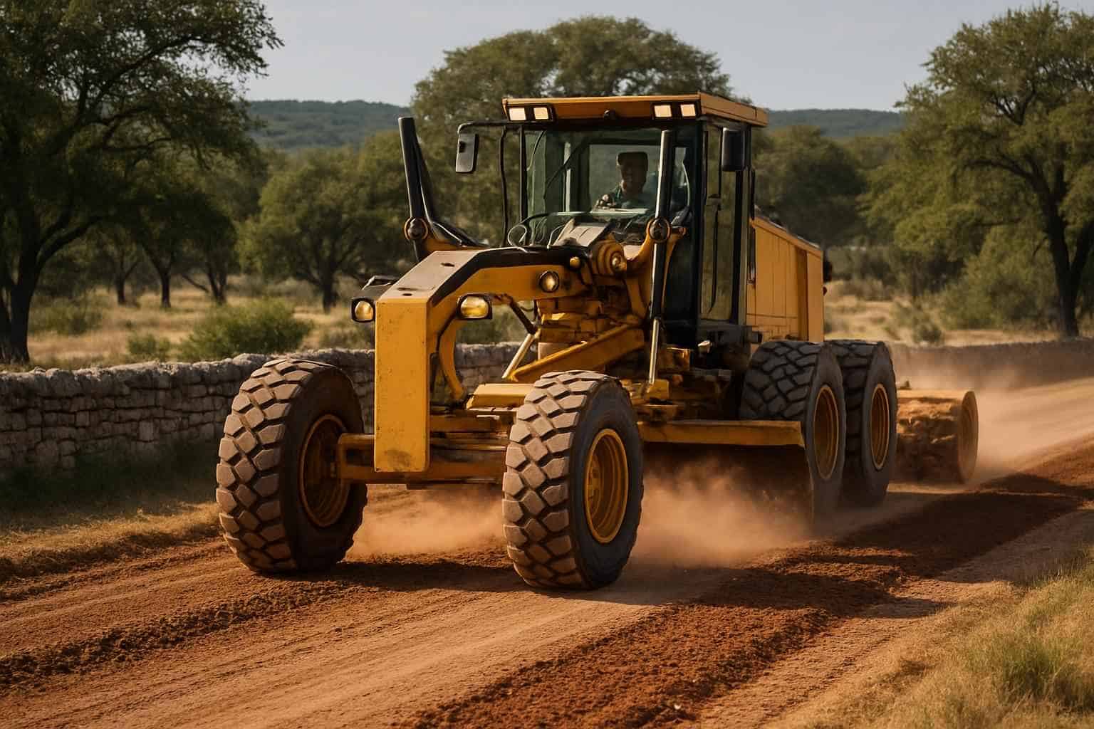 Road Grading and Compaction in Mountain Home Texas