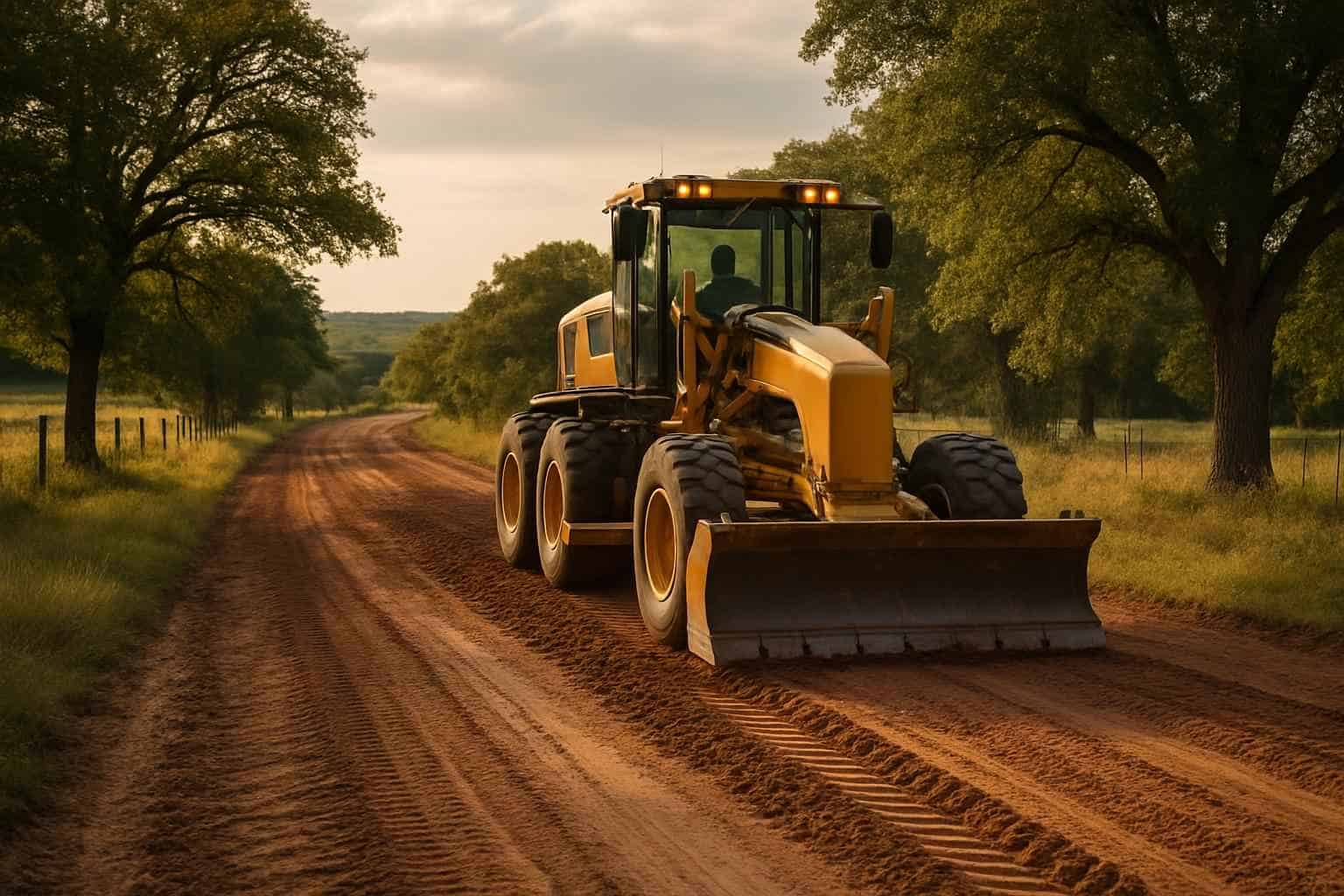 Road Grading in Center Point Texas
