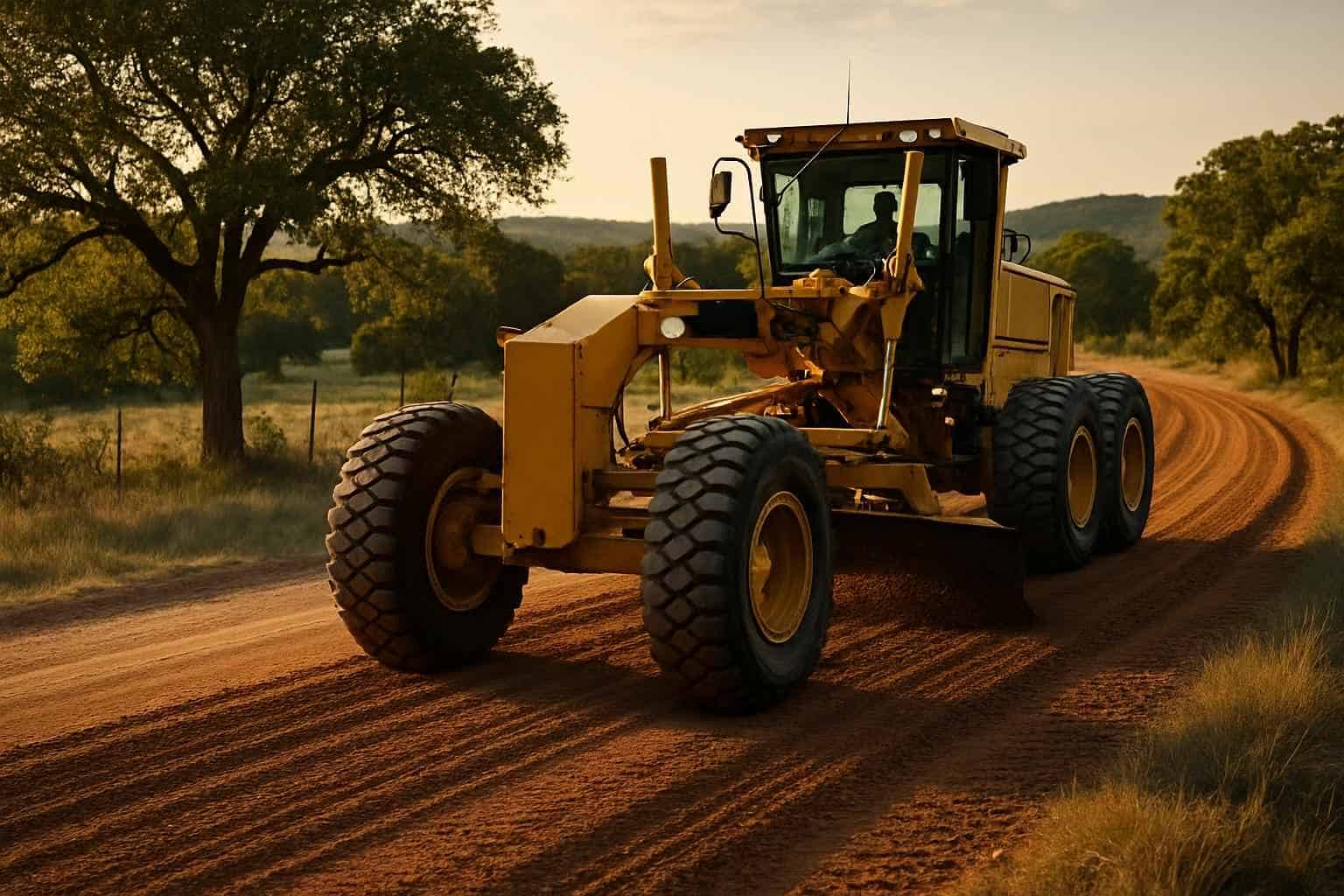 Road Grading in Hunt Texas