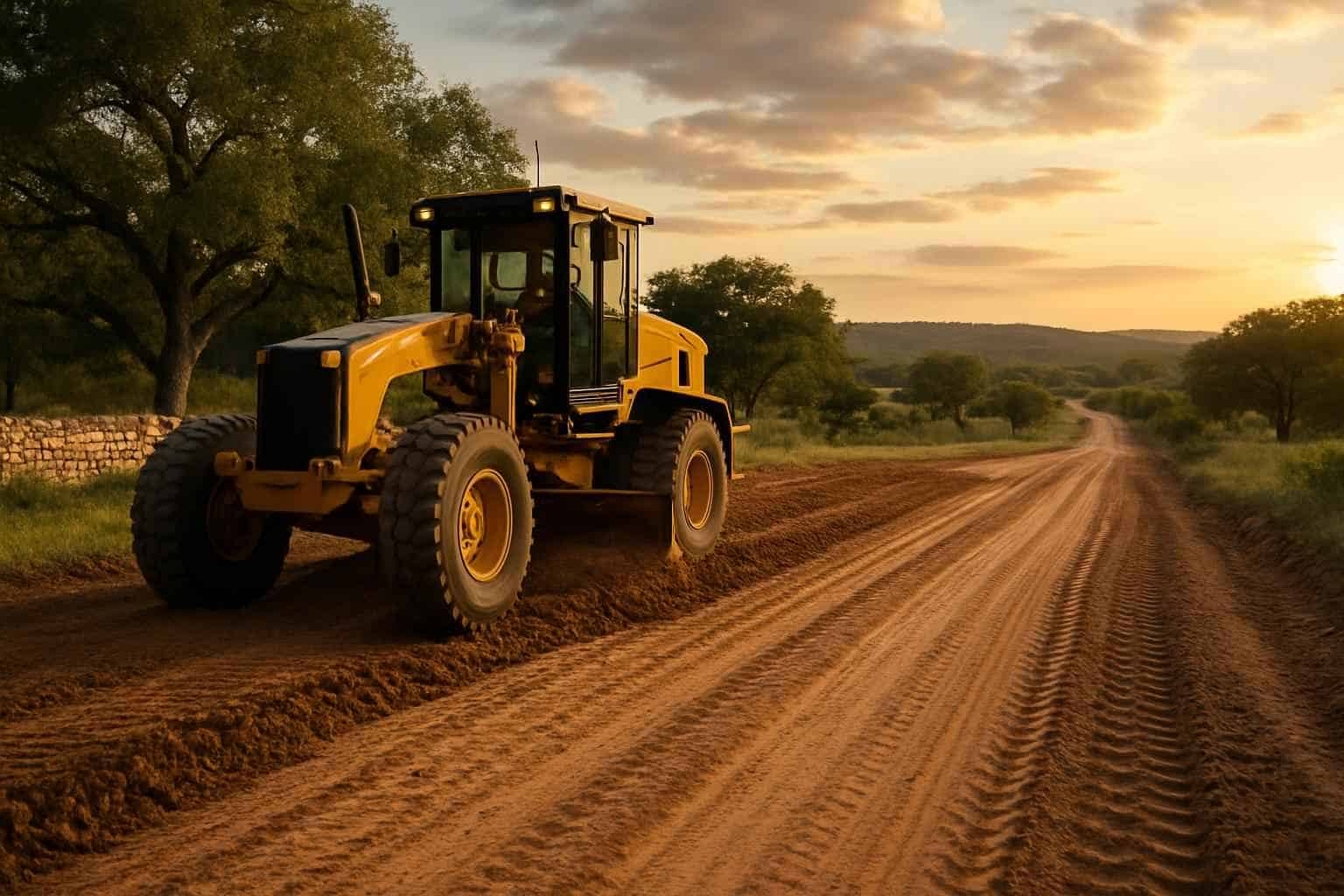 Road Grading in Kendalia Texas