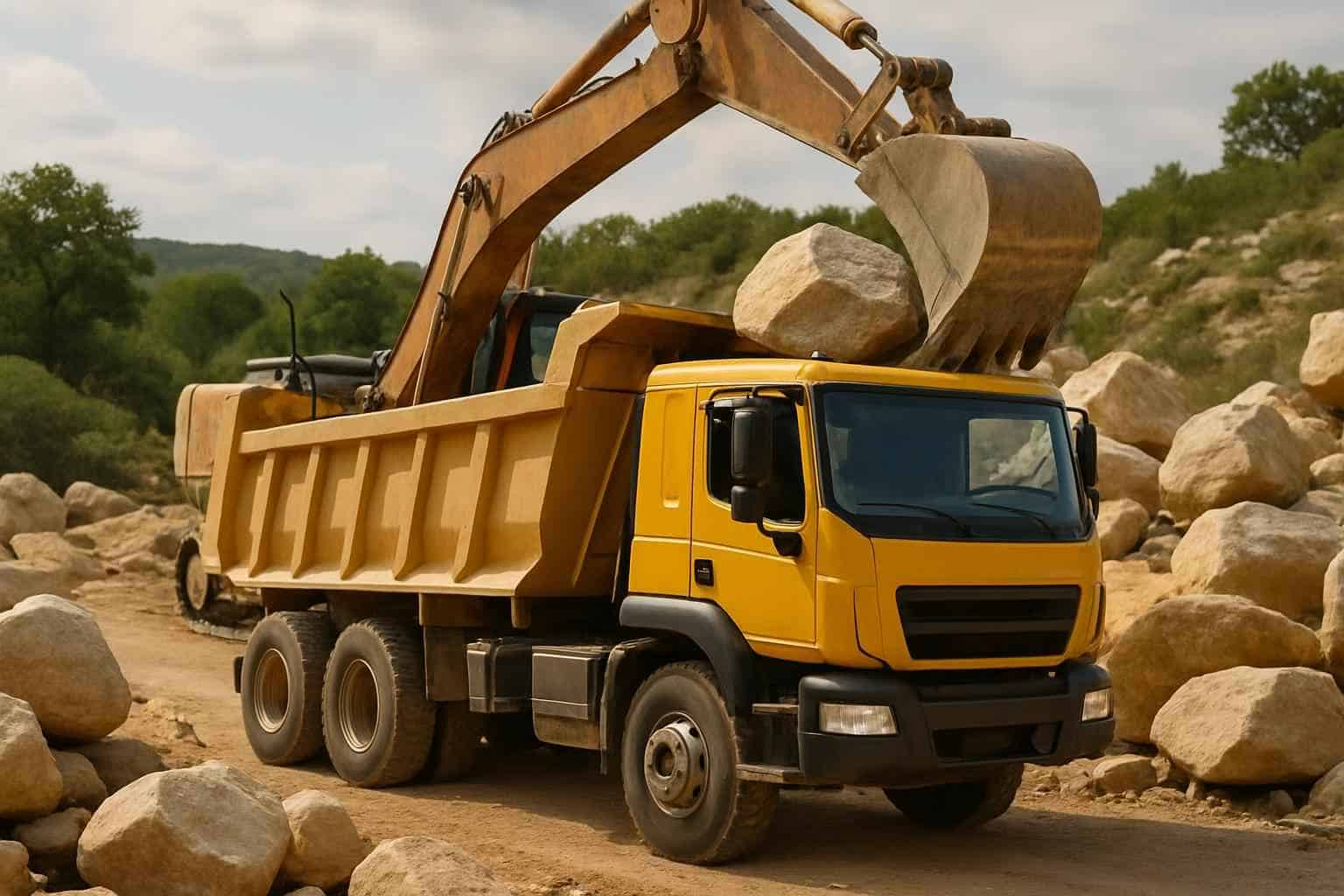 Rock And Boulder Hauling in Blanco Texas