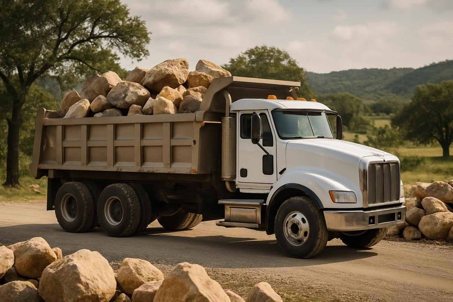 Rock and Boulder Hauling in Sisterdale Texas