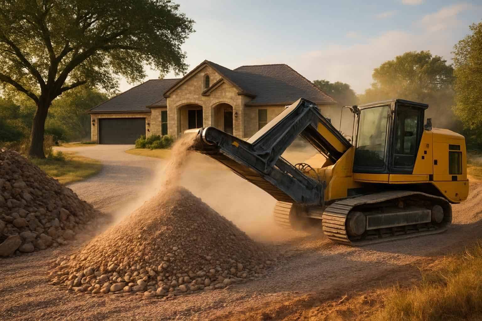 Rock Crushing for Driveways in Camp Verde Texas