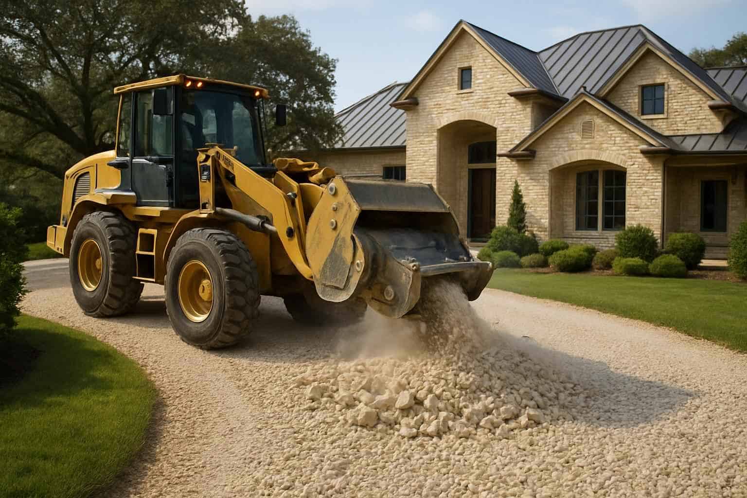 Rock Crushing for Driveways in Ingram Texas
