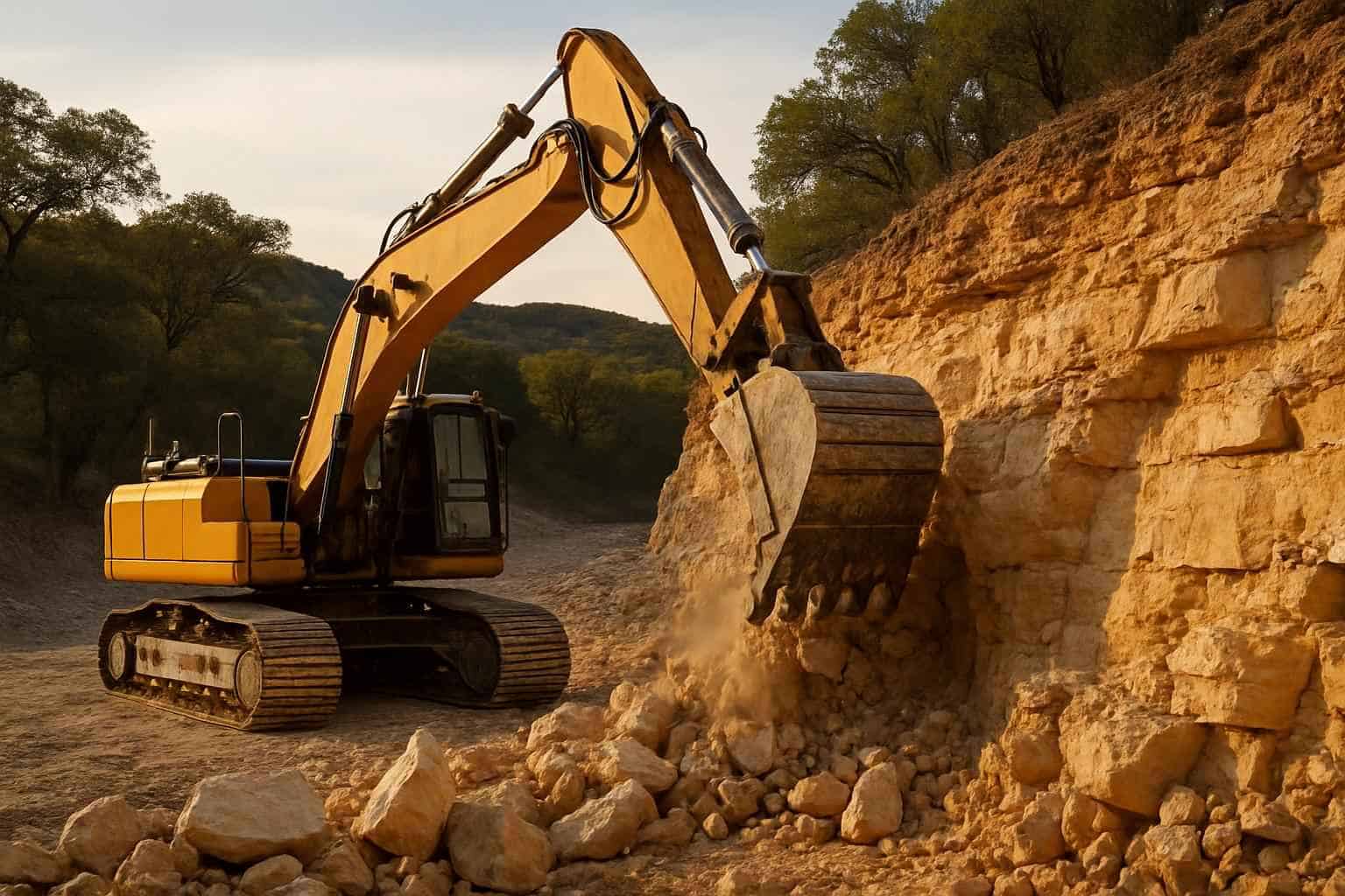 Rock Excavation in Center Point Texas
