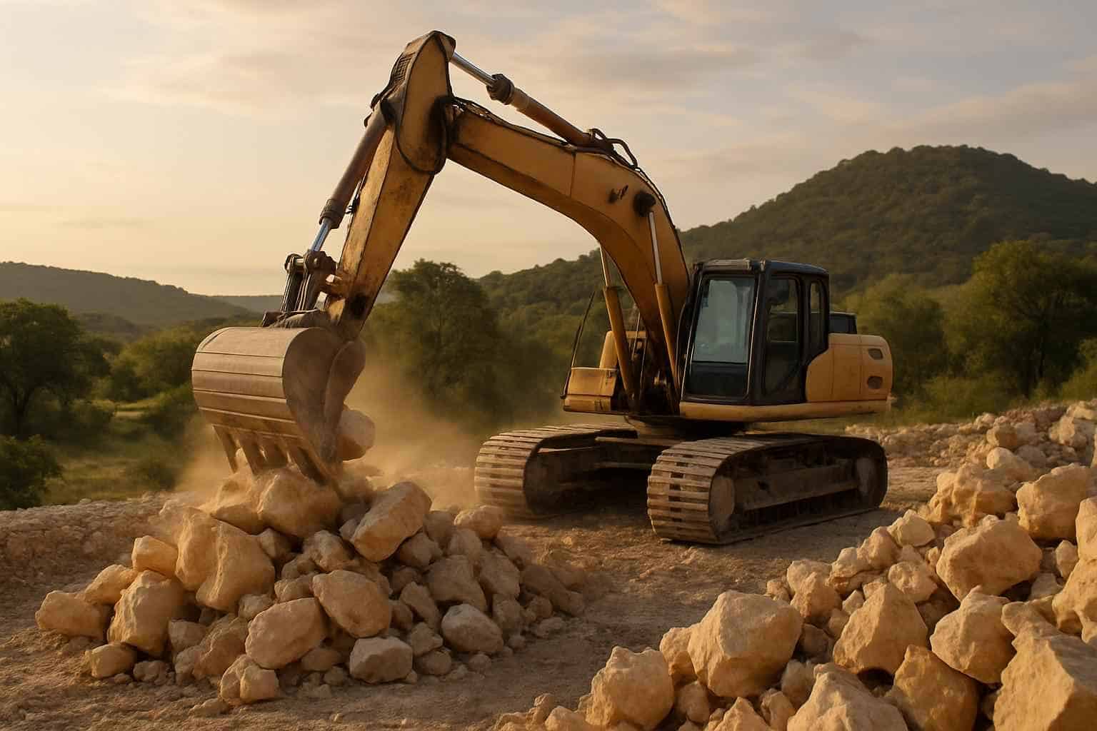 Rock Excavation in Hunt Texas