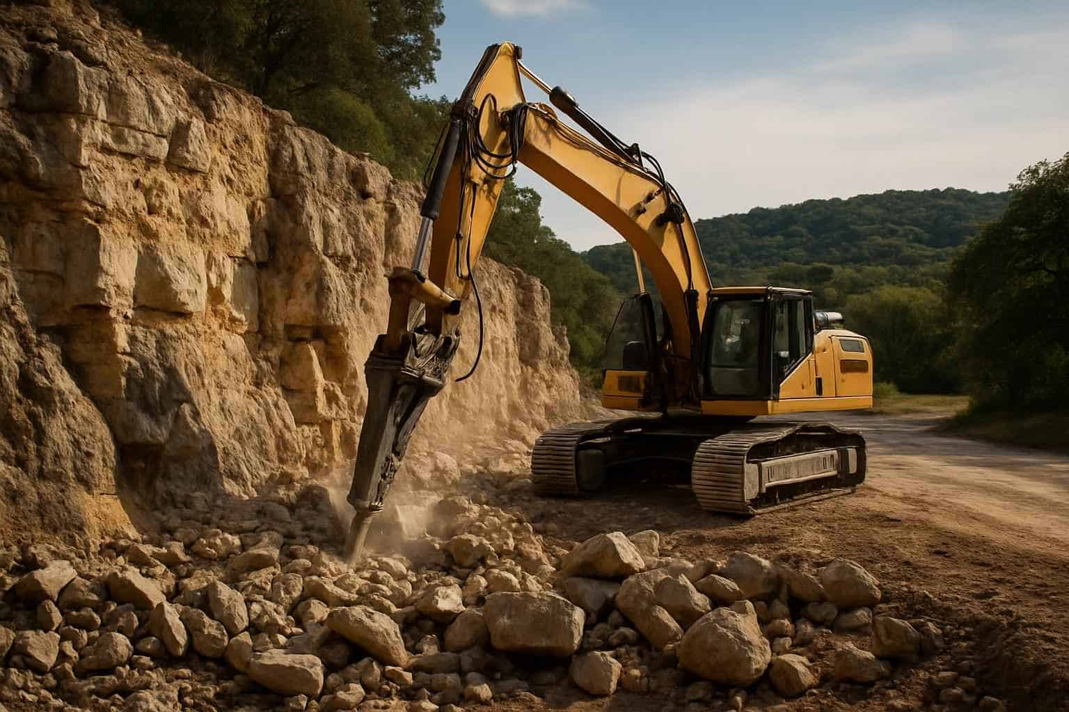 Rock Excavation in Ingram Texas