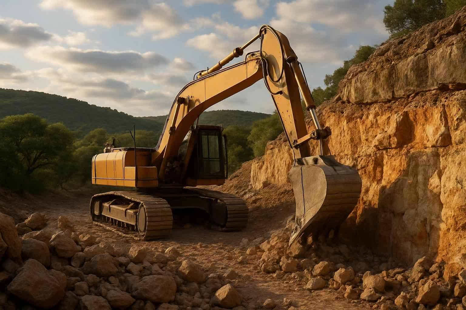 Rock Excavation in Johnson City Texas