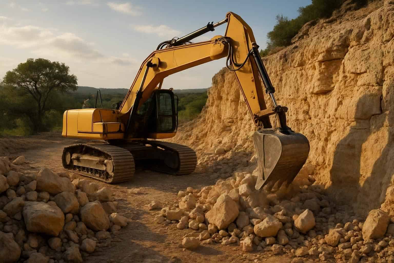 Rock Excavation in Mountain Home Texas