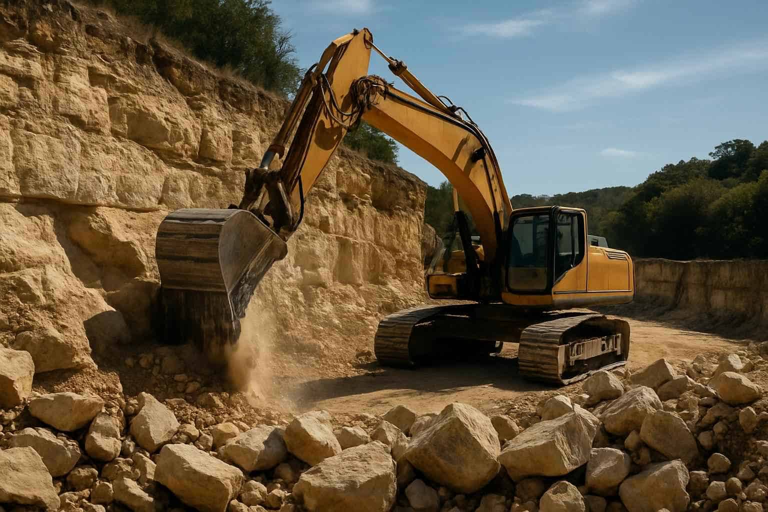 Rock Excavation in Sisterdale Texas