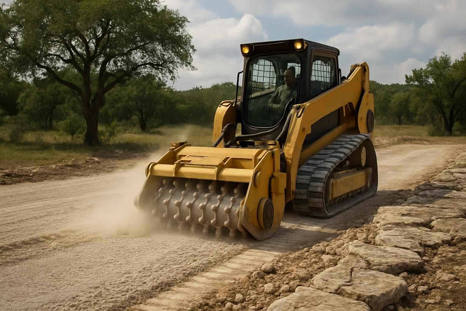 Rock Milling for Pads in Camp Verde Texas
